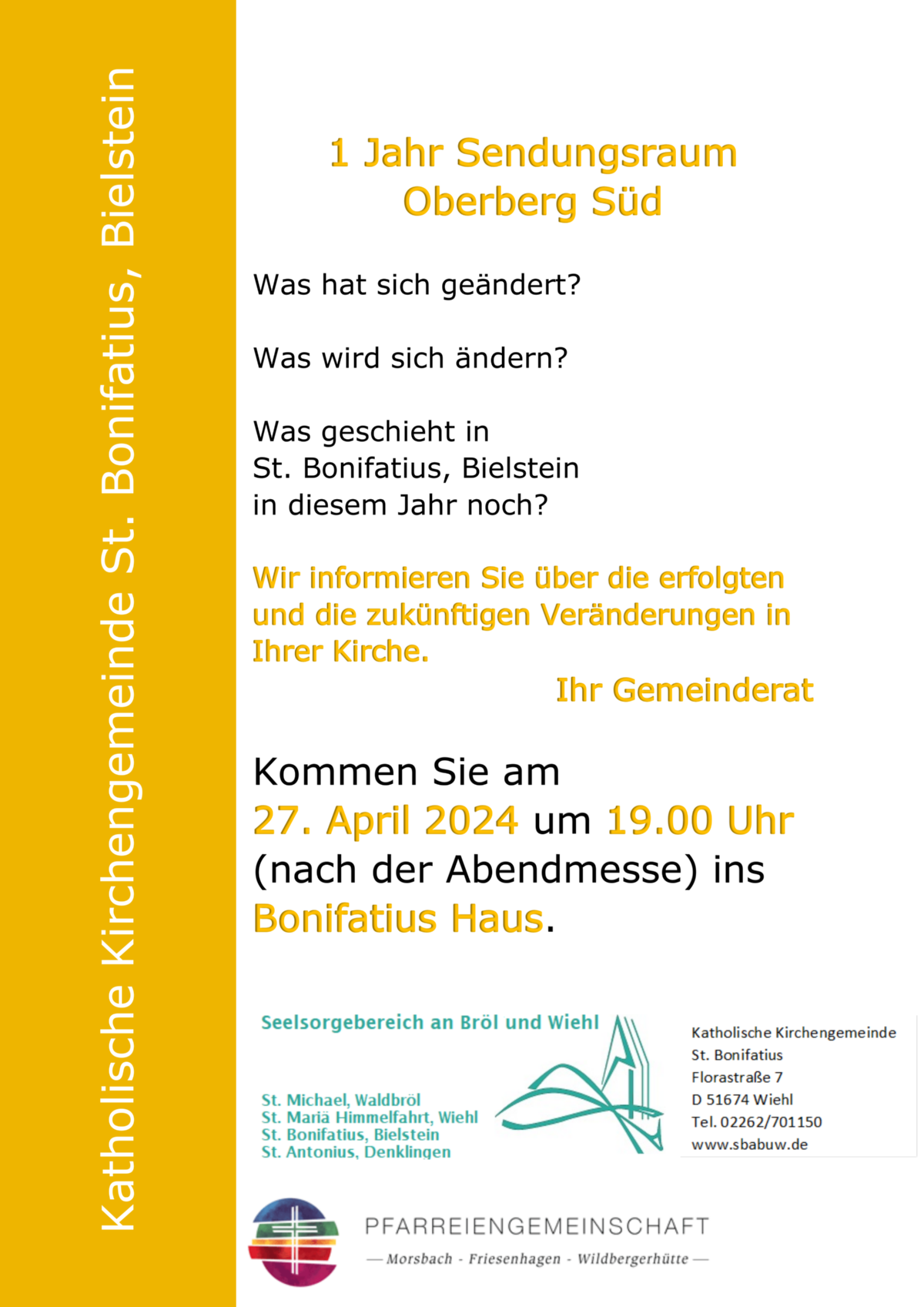 2024_Plakat Gemeindeversammlung_Bielstein (c) Michael Hegers